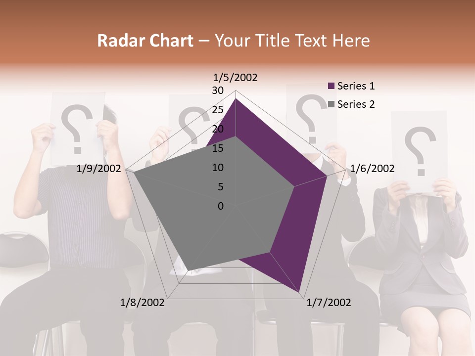 A Group Of People Holding Up Question Mark Signs PowerPoint Template