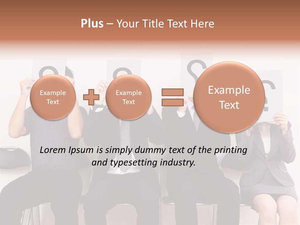 A Group Of People Holding Up Question Mark Signs PowerPoint Template