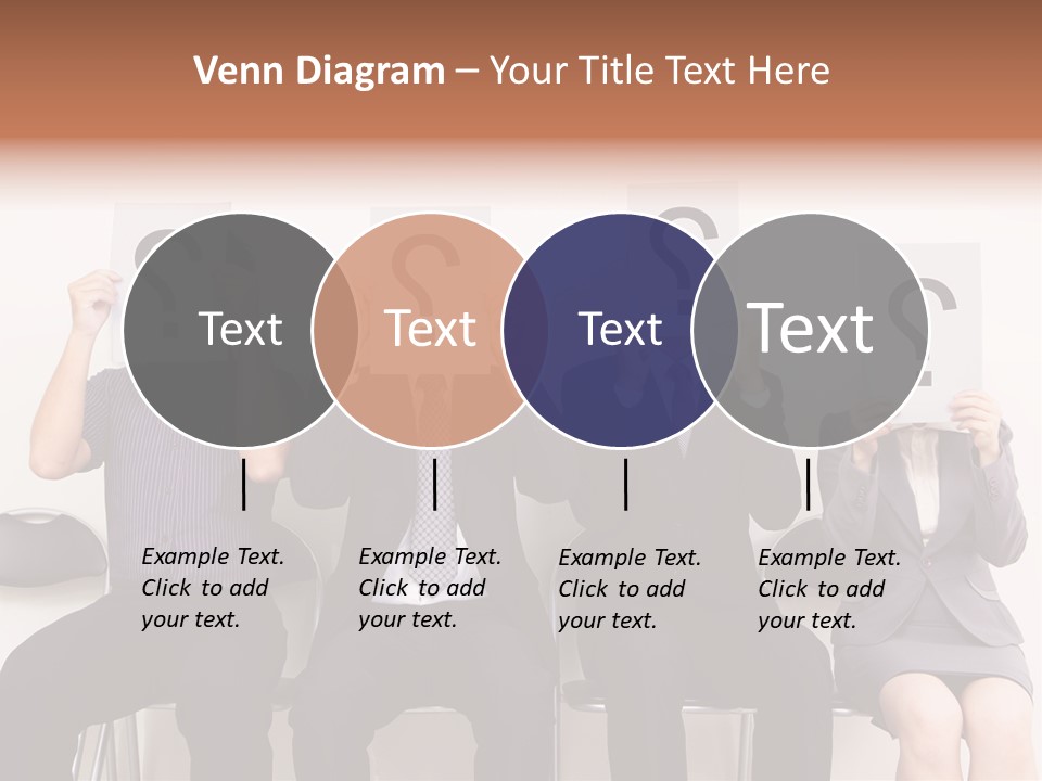 A Group Of People Holding Up Question Mark Signs PowerPoint Template