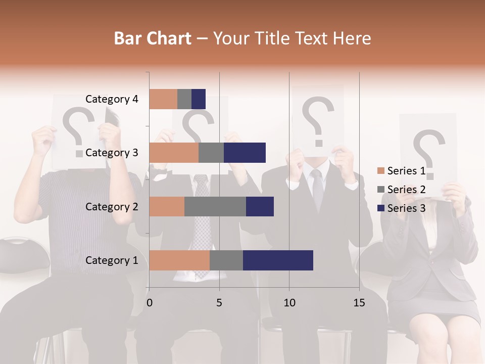 A Group Of People Holding Up Question Mark Signs PowerPoint Template