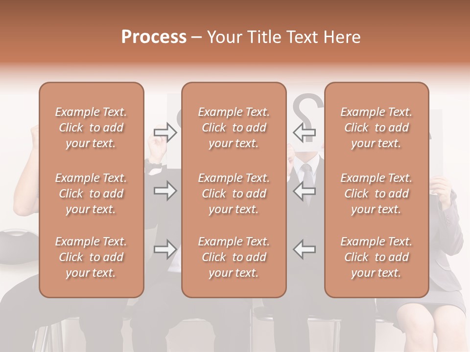 A Group Of People Holding Up Question Mark Signs PowerPoint Template