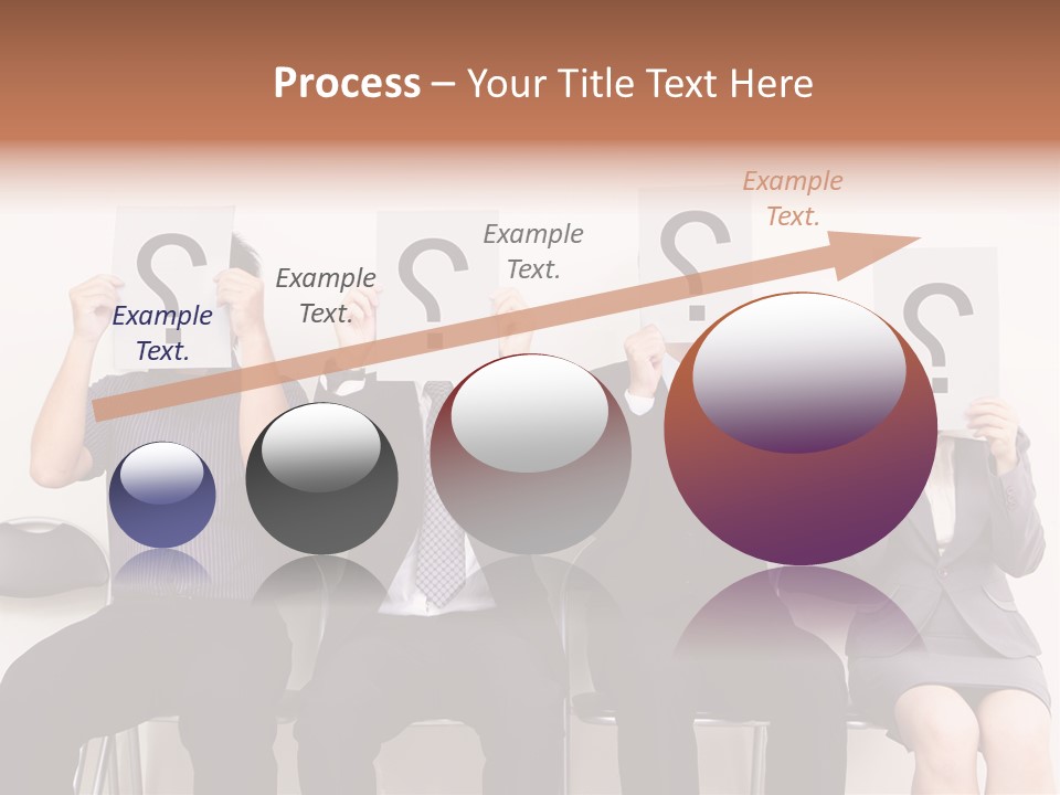 A Group Of People Holding Up Question Mark Signs PowerPoint Template