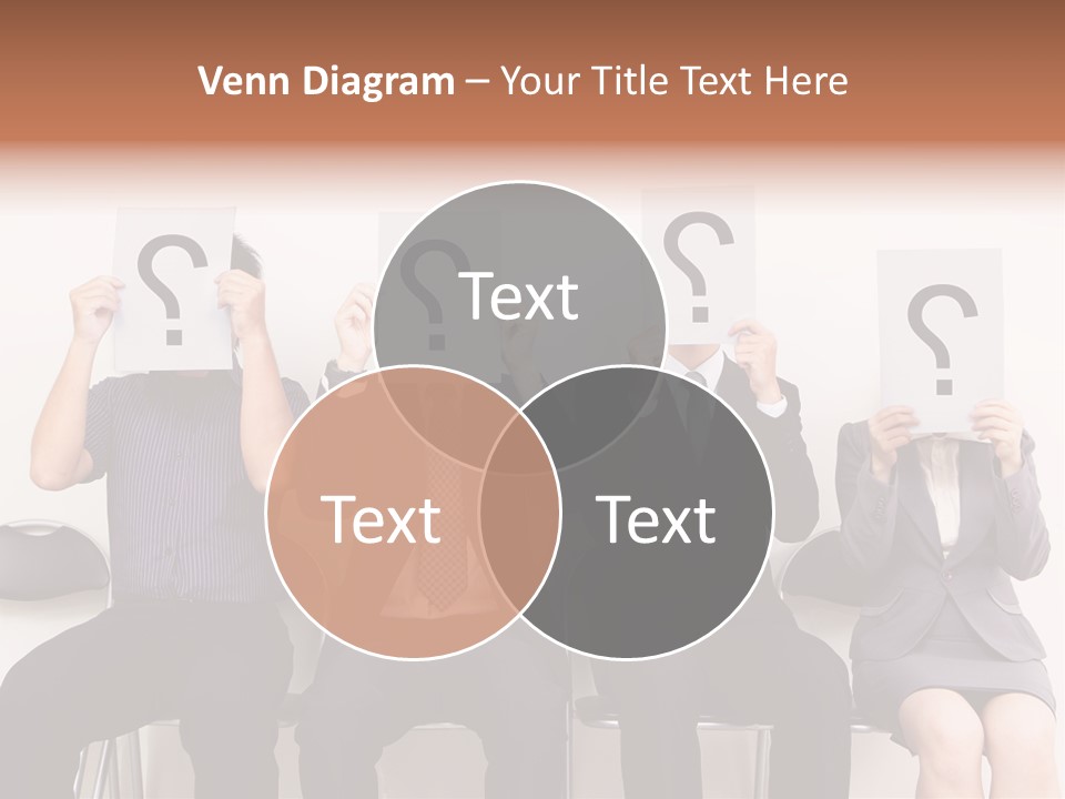 A Group Of People Holding Up Question Mark Signs PowerPoint Template