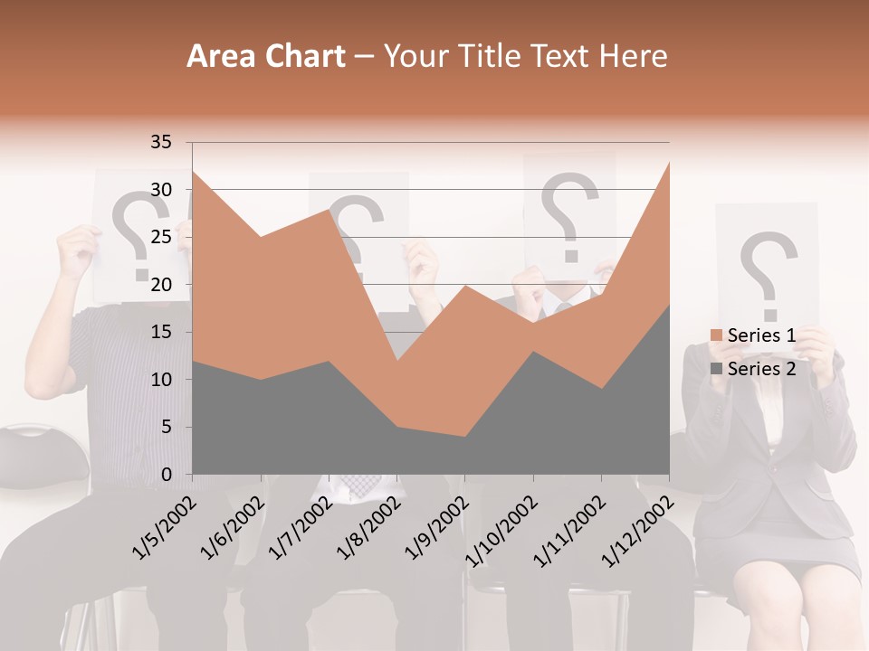 A Group Of People Holding Up Question Mark Signs PowerPoint Template