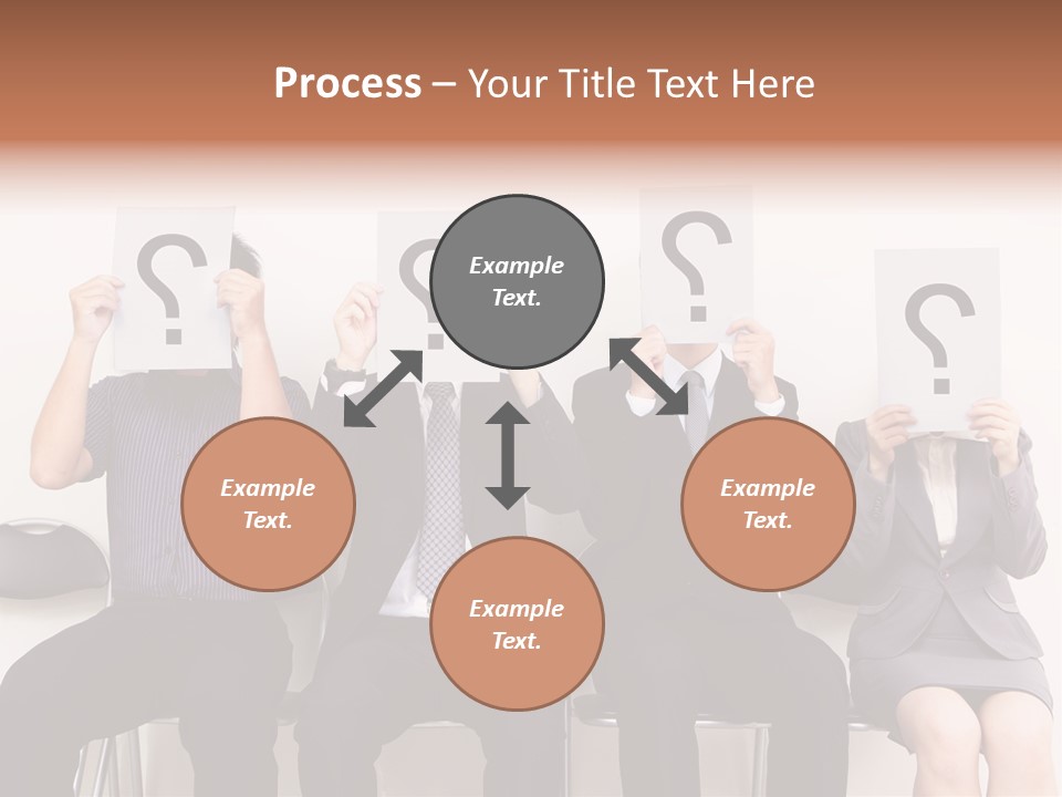 A Group Of People Holding Up Question Mark Signs PowerPoint Template