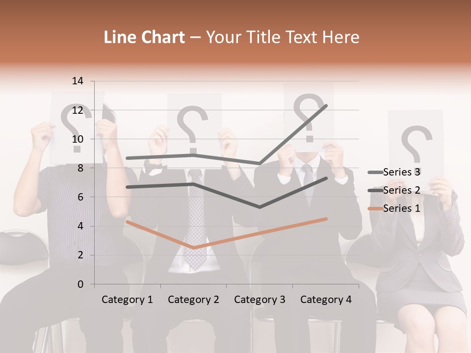 A Group Of People Holding Up Question Mark Signs PowerPoint Template