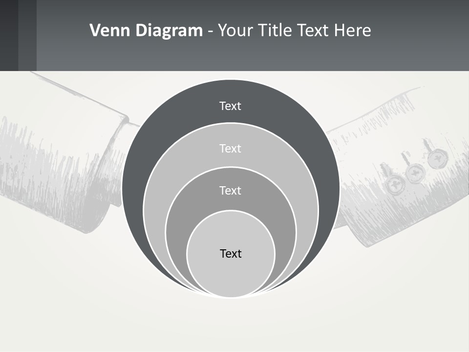 Two Hands Shaking Each Other Over A White Background PowerPoint Template