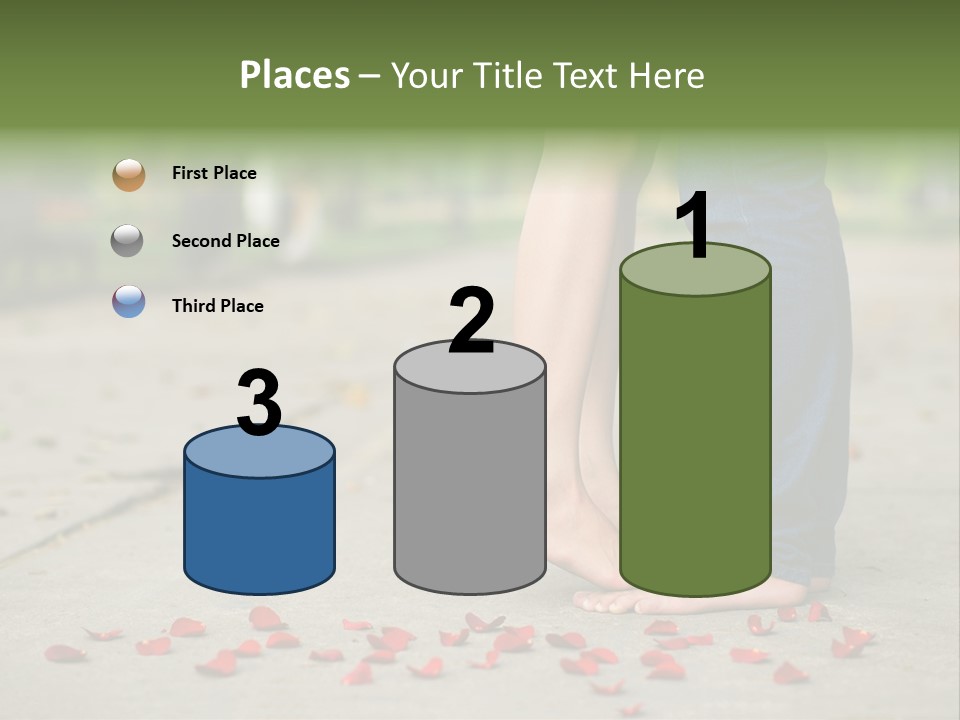 A Couple Standing Next To Each Other On A Sidewalk PowerPoint Template