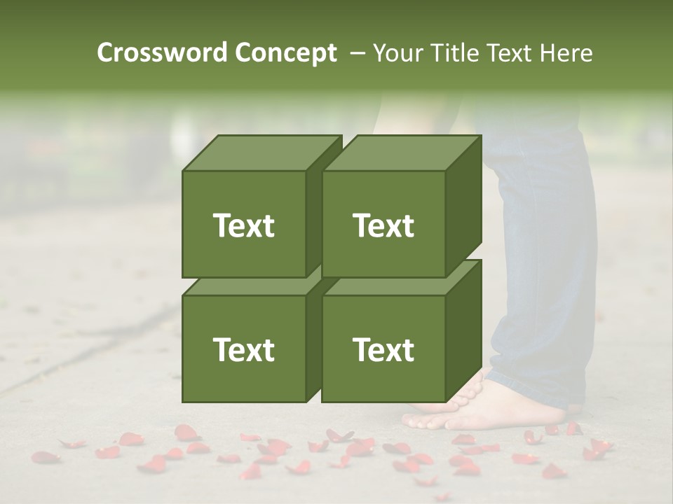 A Couple Standing Next To Each Other On A Sidewalk PowerPoint Template