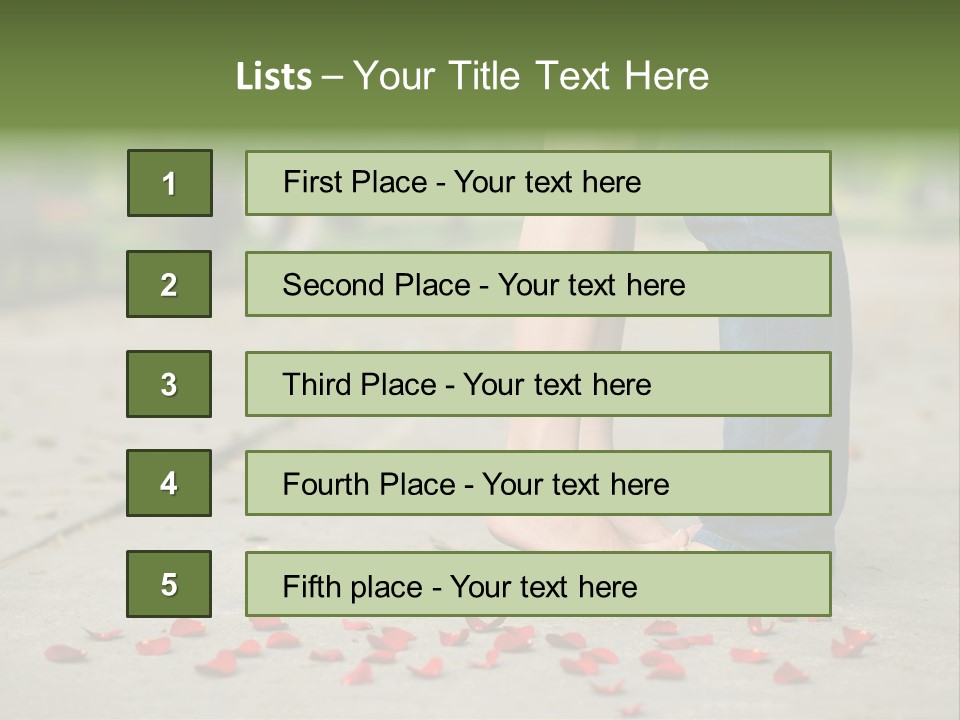 A Couple Standing Next To Each Other On A Sidewalk PowerPoint Template