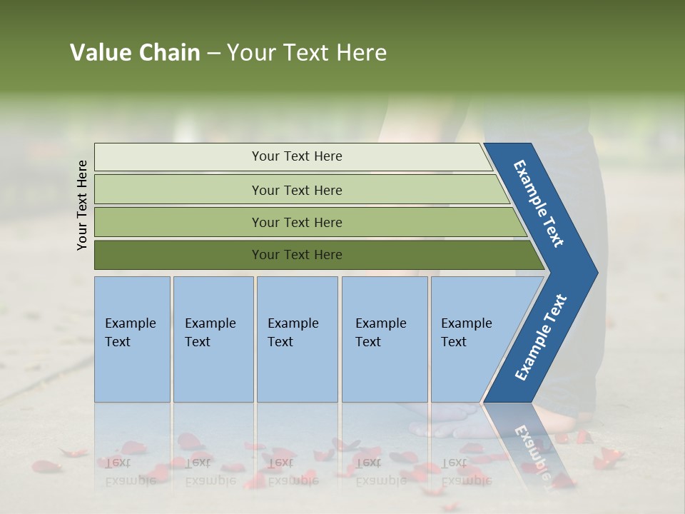 A Couple Standing Next To Each Other On A Sidewalk PowerPoint Template
