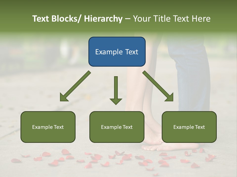 A Couple Standing Next To Each Other On A Sidewalk PowerPoint Template