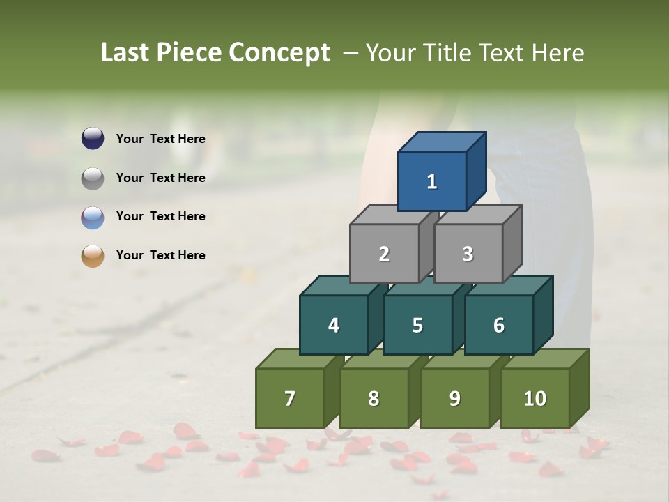 A Couple Standing Next To Each Other On A Sidewalk PowerPoint Template