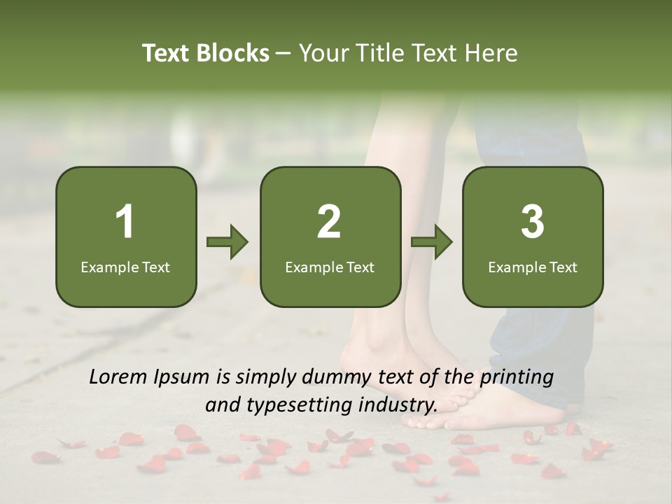 A Couple Standing Next To Each Other On A Sidewalk PowerPoint Template