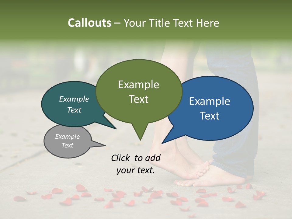 A Couple Standing Next To Each Other On A Sidewalk PowerPoint Template