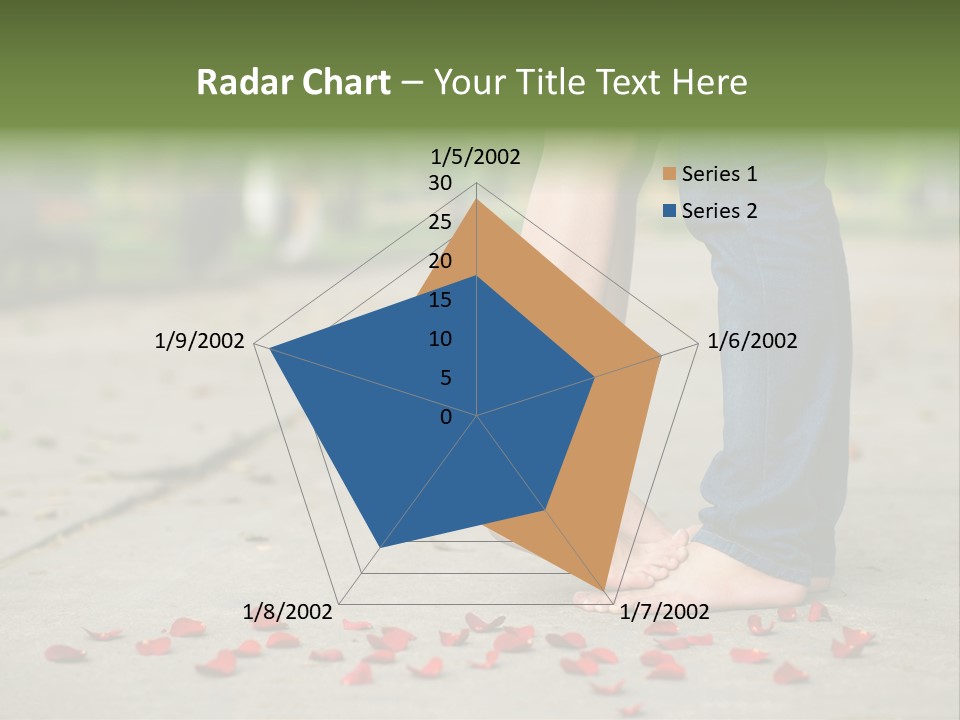 A Couple Standing Next To Each Other On A Sidewalk PowerPoint Template