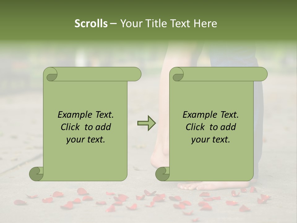 A Couple Standing Next To Each Other On A Sidewalk PowerPoint Template