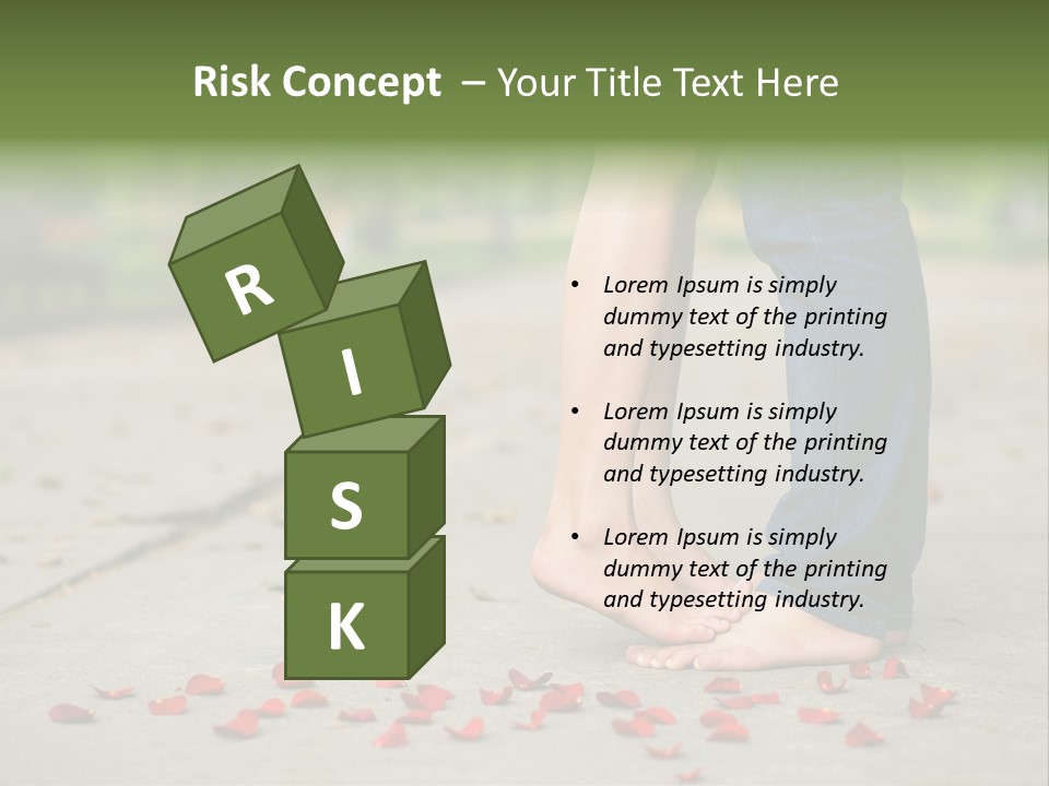 A Couple Standing Next To Each Other On A Sidewalk PowerPoint Template