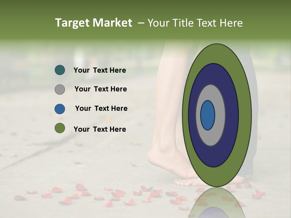 A Couple Standing Next To Each Other On A Sidewalk PowerPoint Template