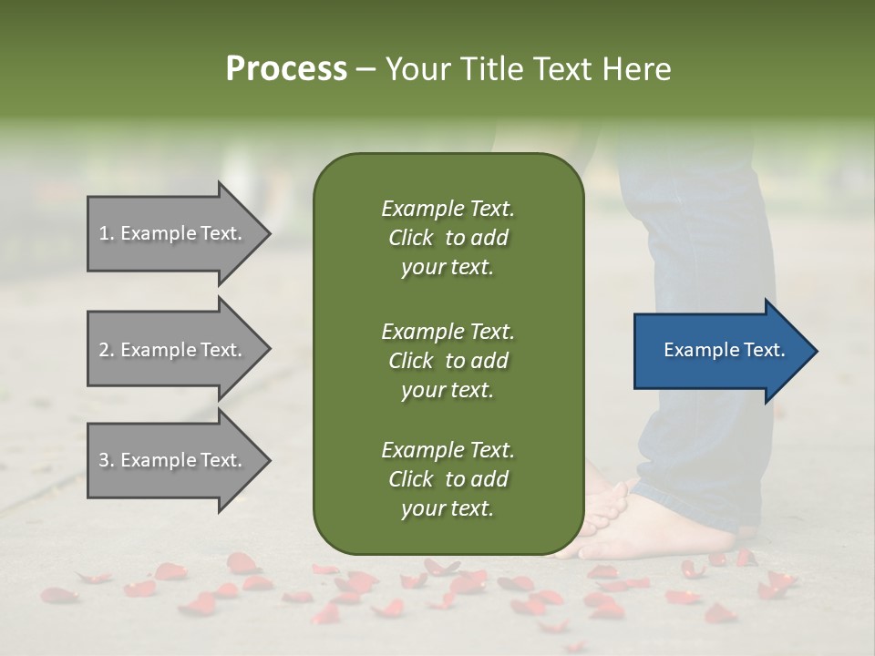A Couple Standing Next To Each Other On A Sidewalk PowerPoint Template