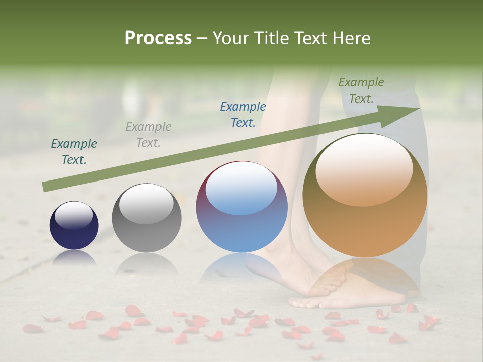 A Couple Standing Next To Each Other On A Sidewalk PowerPoint Template