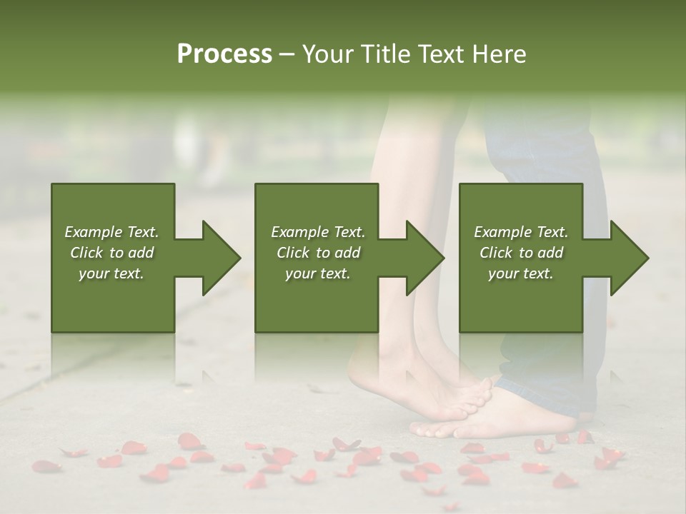 A Couple Standing Next To Each Other On A Sidewalk PowerPoint Template