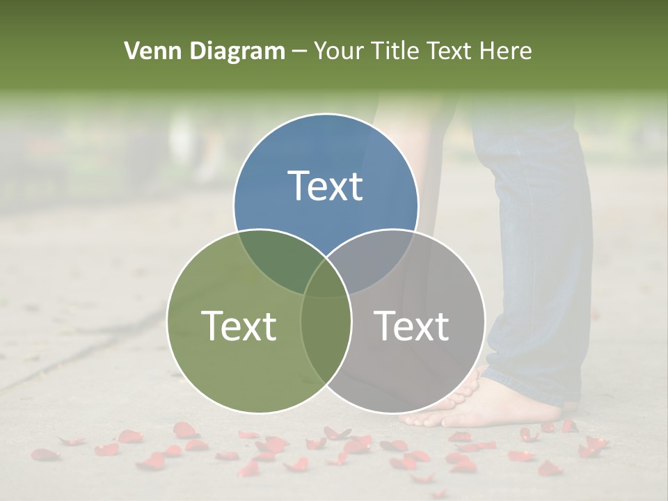 A Couple Standing Next To Each Other On A Sidewalk PowerPoint Template