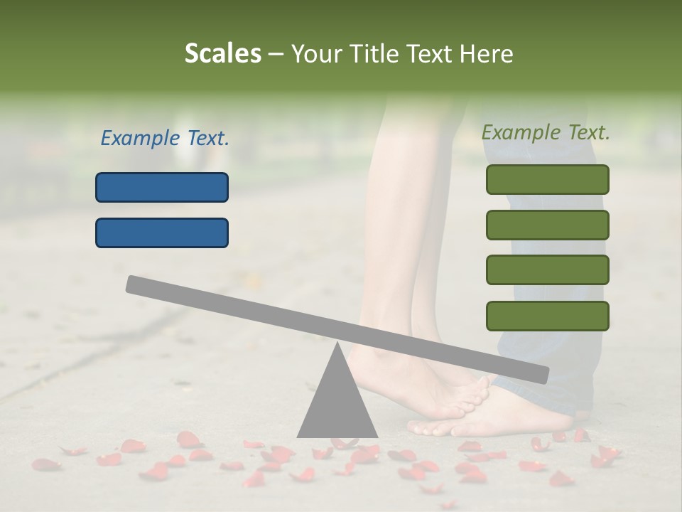 A Couple Standing Next To Each Other On A Sidewalk PowerPoint Template