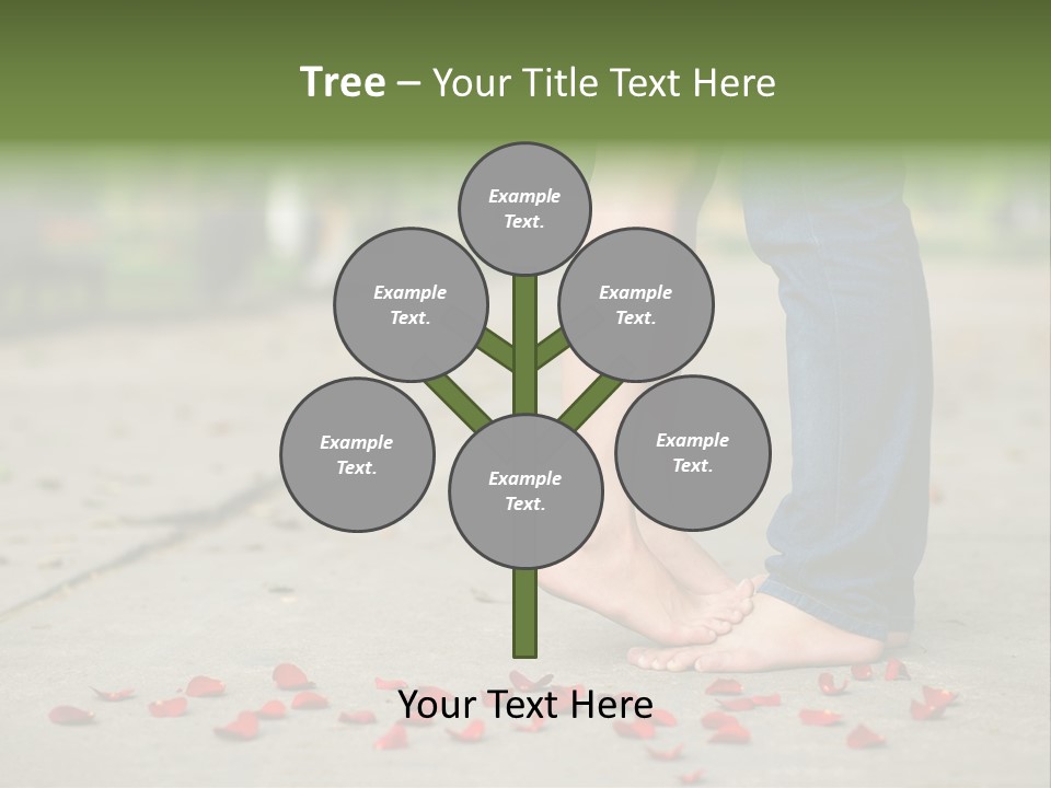 A Couple Standing Next To Each Other On A Sidewalk PowerPoint Template