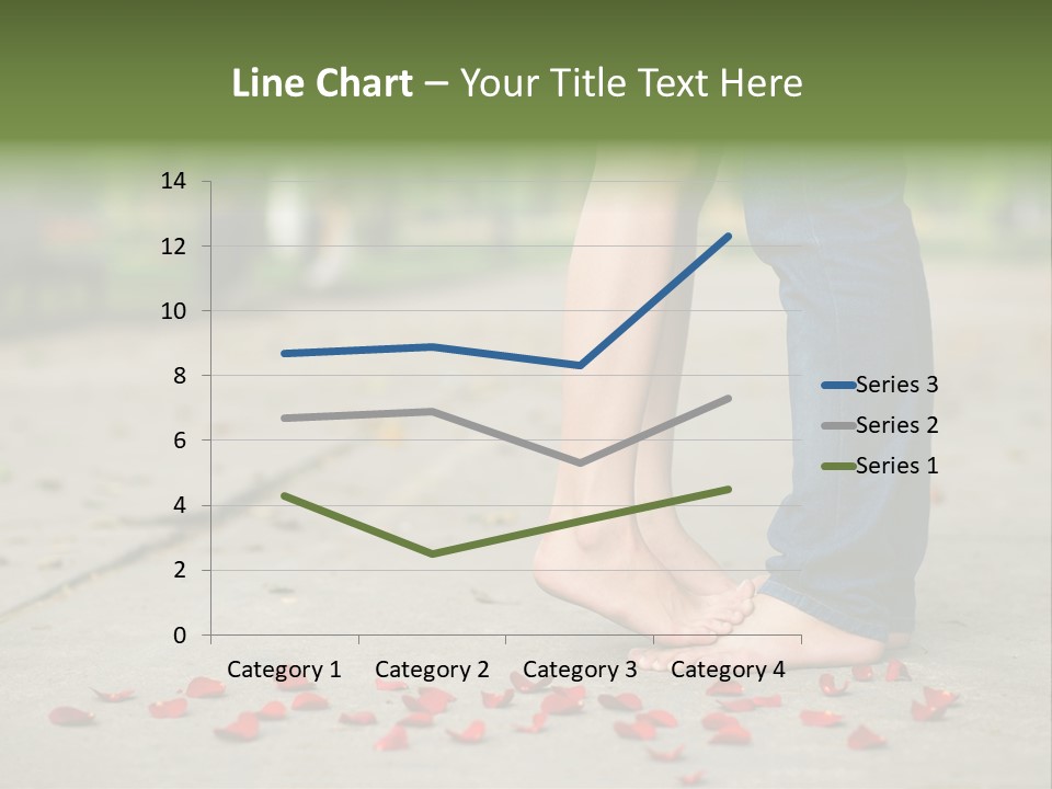 A Couple Standing Next To Each Other On A Sidewalk PowerPoint Template