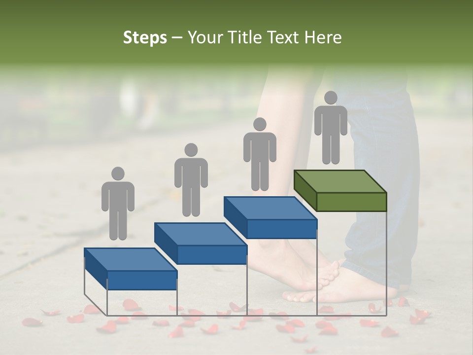 A Couple Standing Next To Each Other On A Sidewalk PowerPoint Template