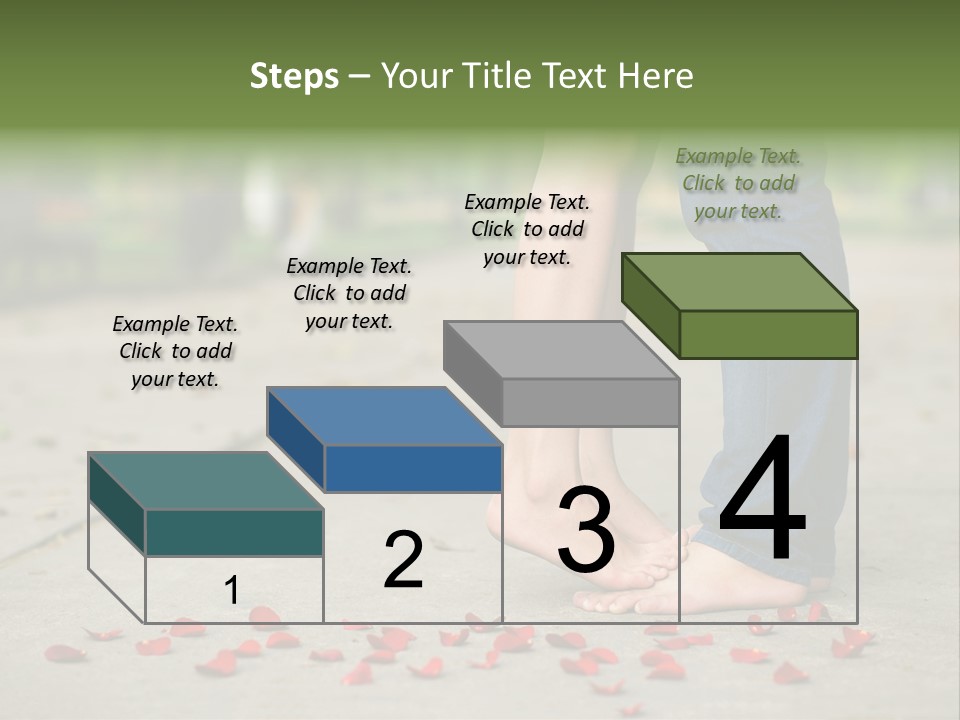A Couple Standing Next To Each Other On A Sidewalk PowerPoint Template