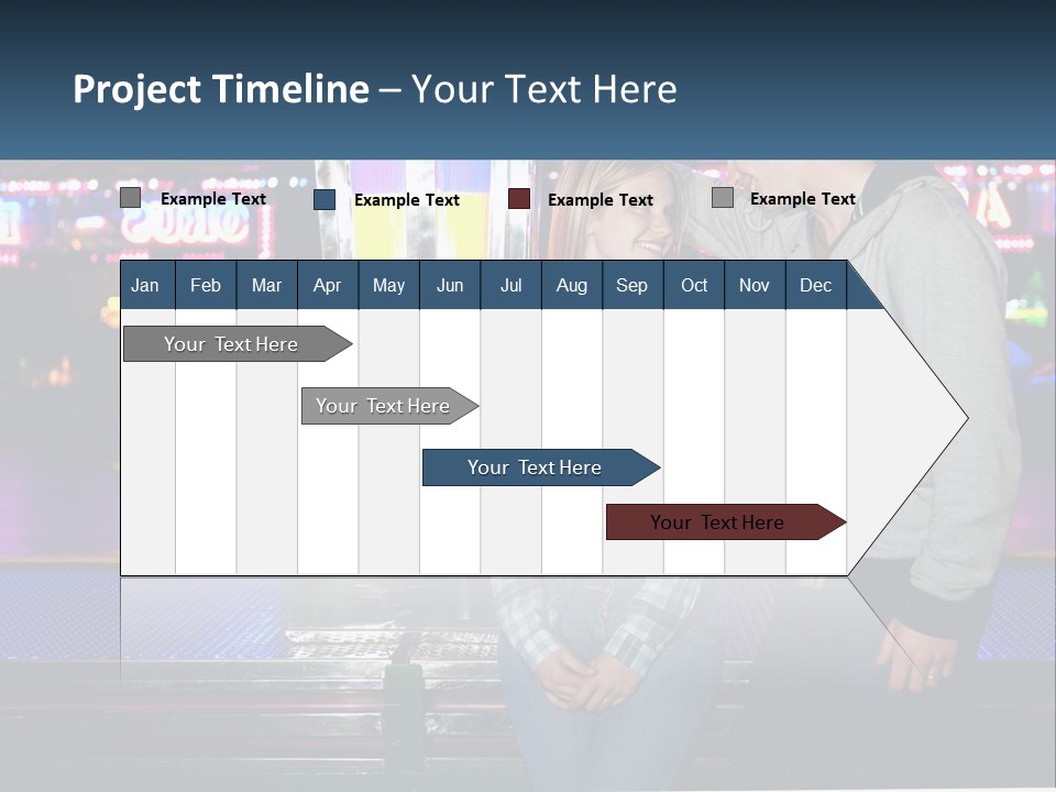 A Man And A Woman Standing Next To Each Other PowerPoint Template
