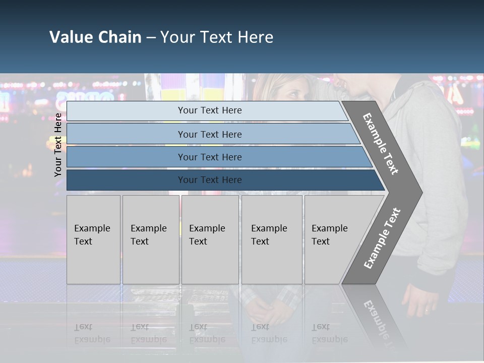 A Man And A Woman Standing Next To Each Other PowerPoint Template