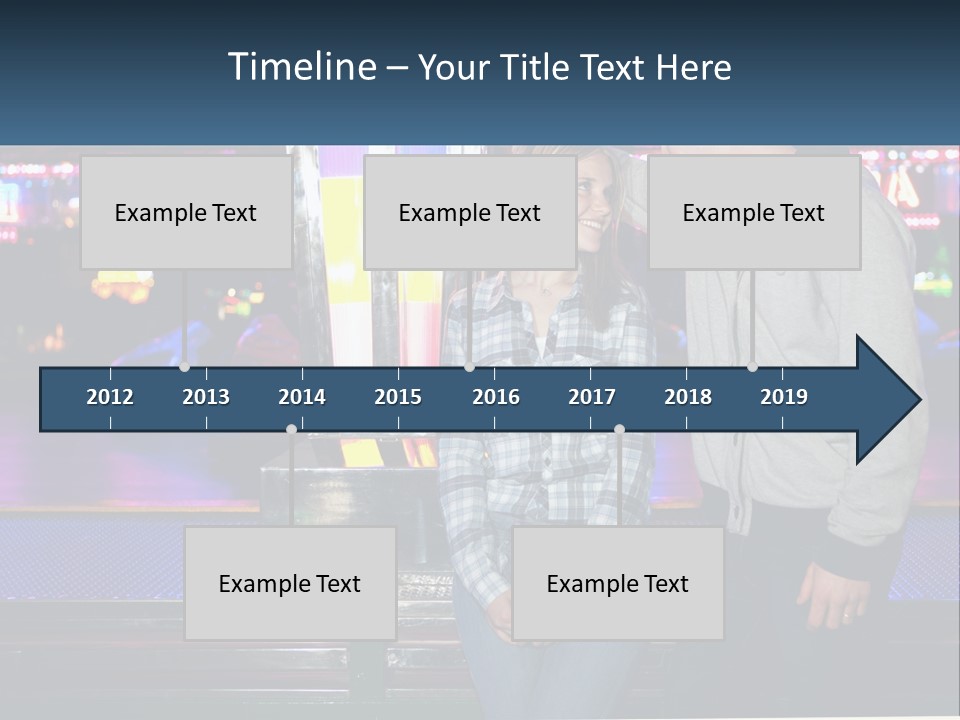 A Man And A Woman Standing Next To Each Other PowerPoint Template