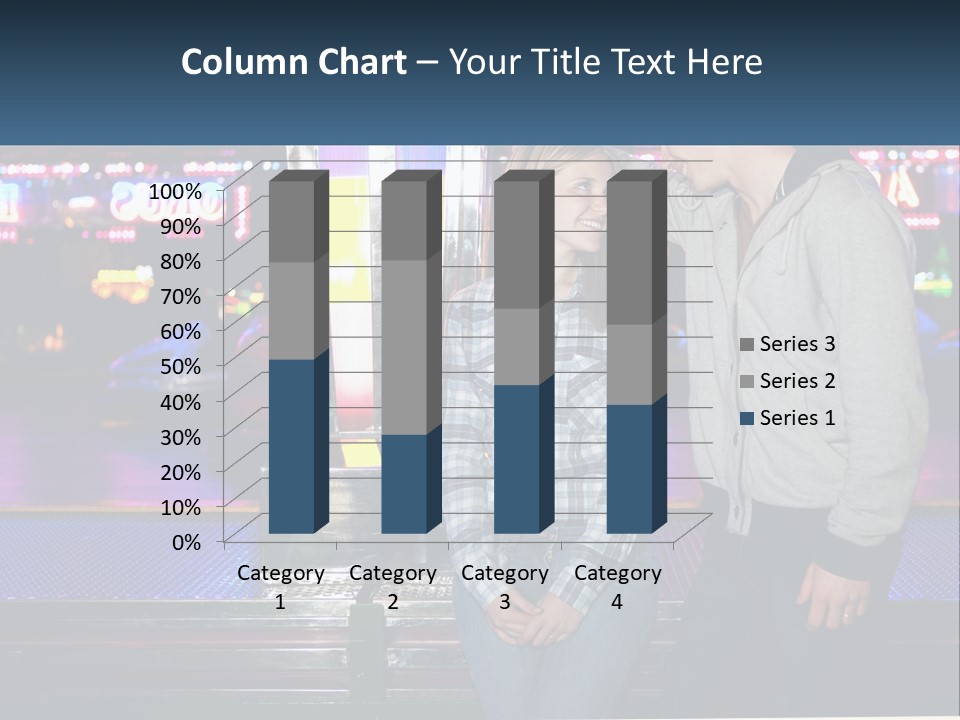 A Man And A Woman Standing Next To Each Other PowerPoint Template