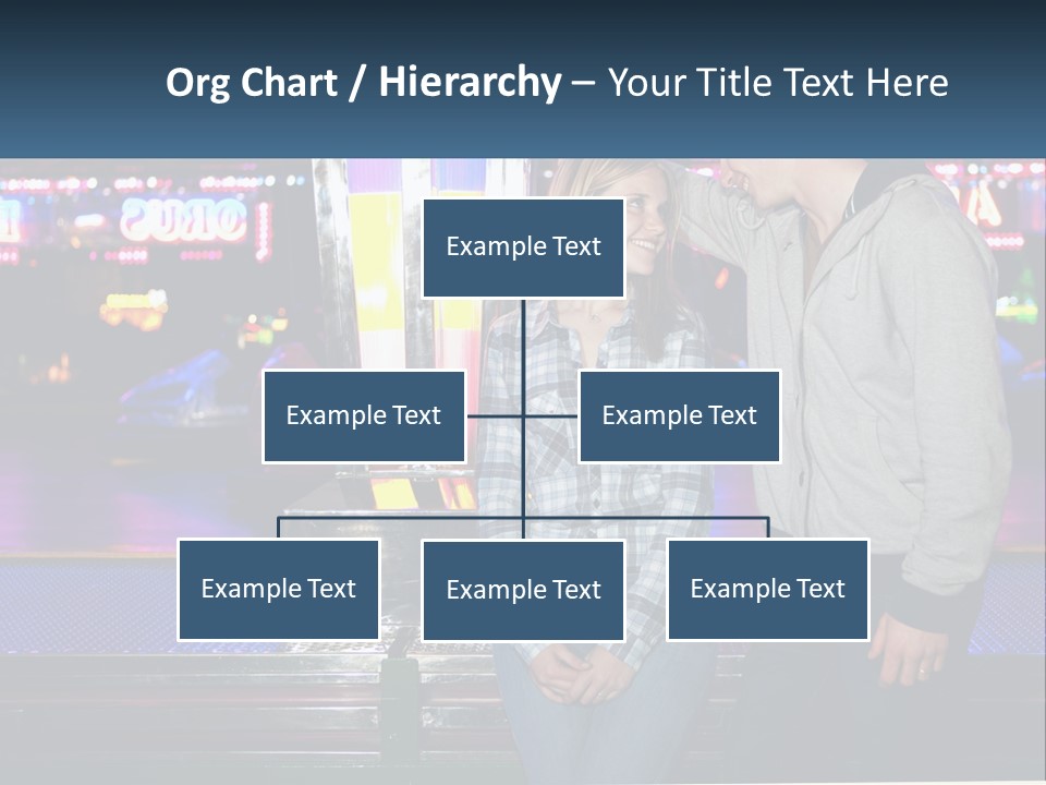 A Man And A Woman Standing Next To Each Other PowerPoint Template
