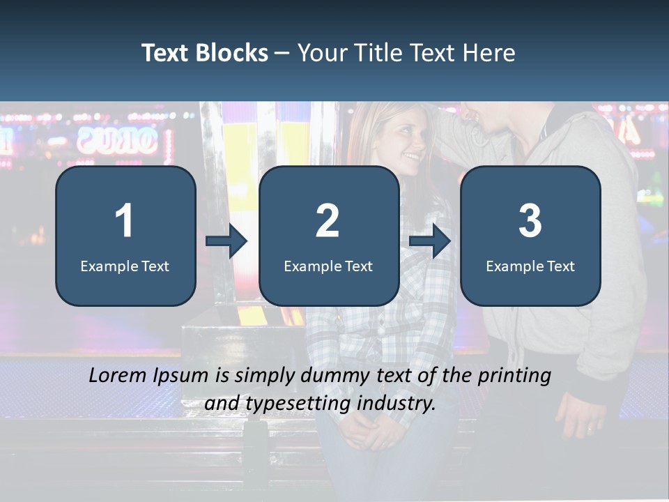 A Man And A Woman Standing Next To Each Other PowerPoint Template