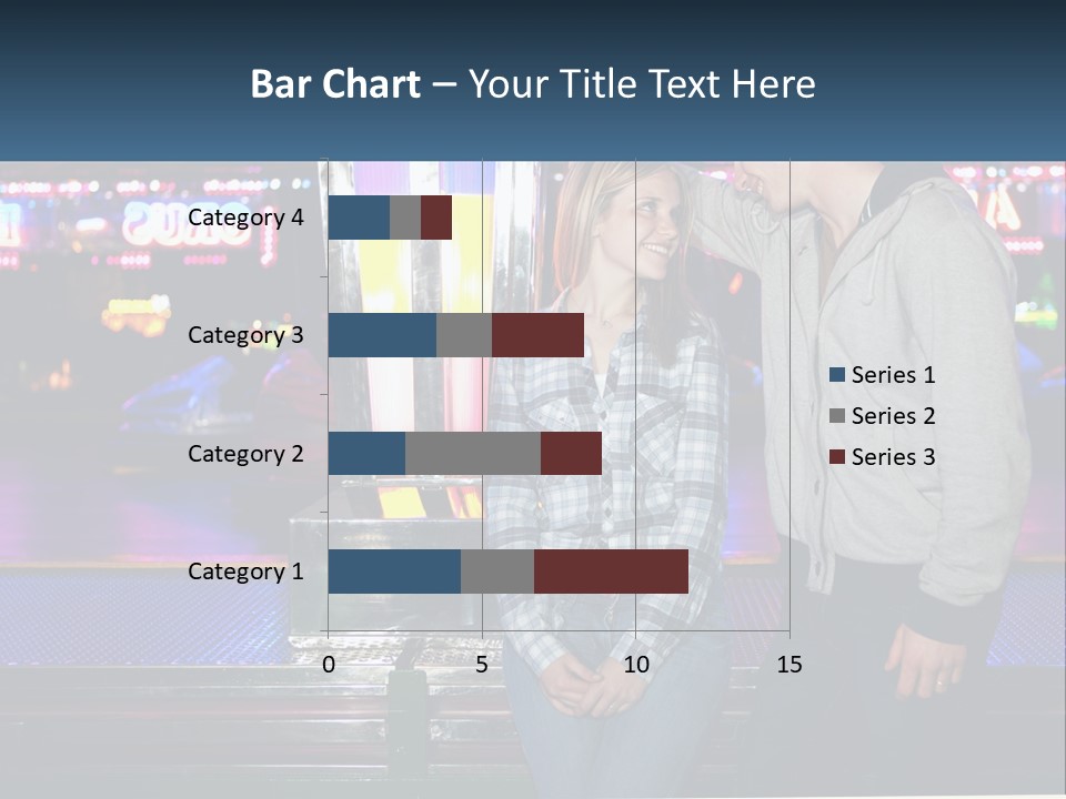 A Man And A Woman Standing Next To Each Other PowerPoint Template