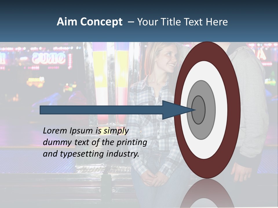 A Man And A Woman Standing Next To Each Other PowerPoint Template