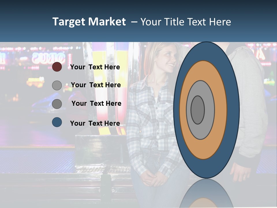 A Man And A Woman Standing Next To Each Other PowerPoint Template