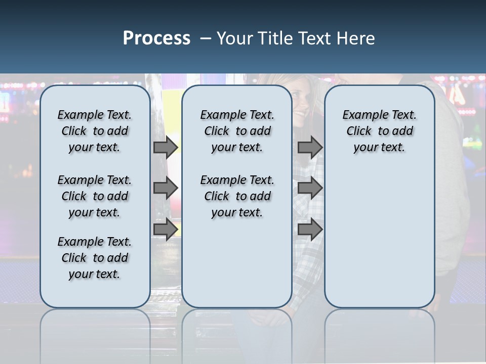 A Man And A Woman Standing Next To Each Other PowerPoint Template