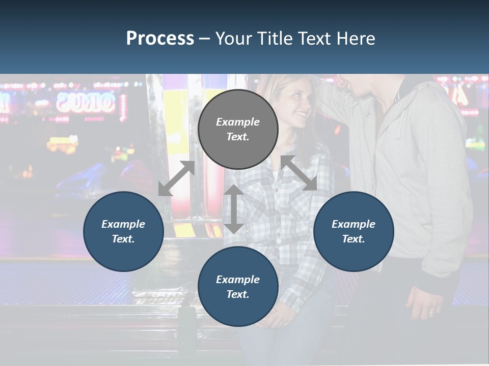 A Man And A Woman Standing Next To Each Other PowerPoint Template