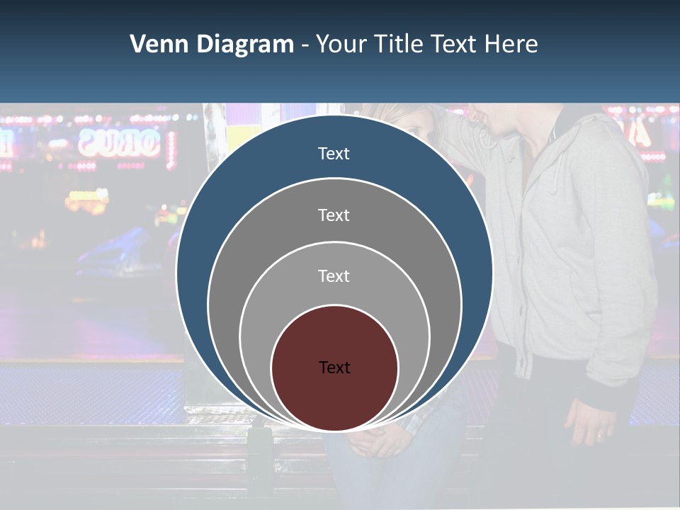 A Man And A Woman Standing Next To Each Other PowerPoint Template