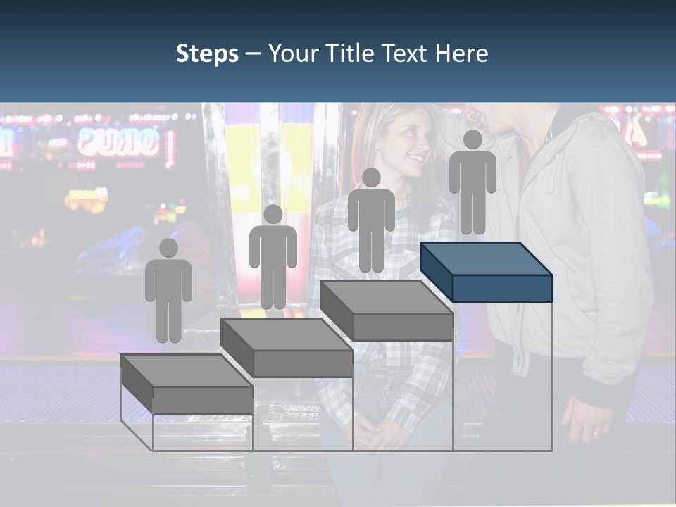 A Man And A Woman Standing Next To Each Other PowerPoint Template