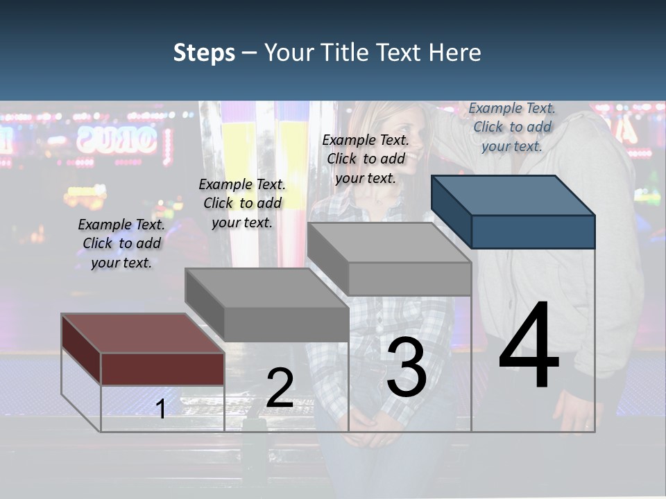A Man And A Woman Standing Next To Each Other PowerPoint Template