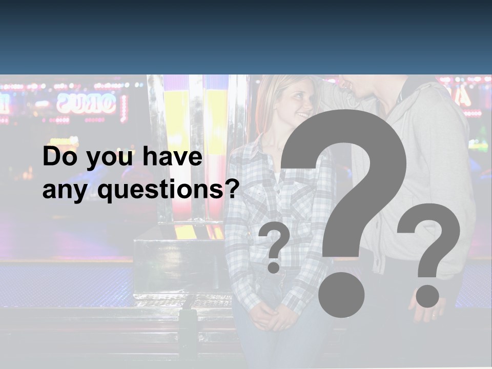 A Man And A Woman Standing Next To Each Other PowerPoint Template