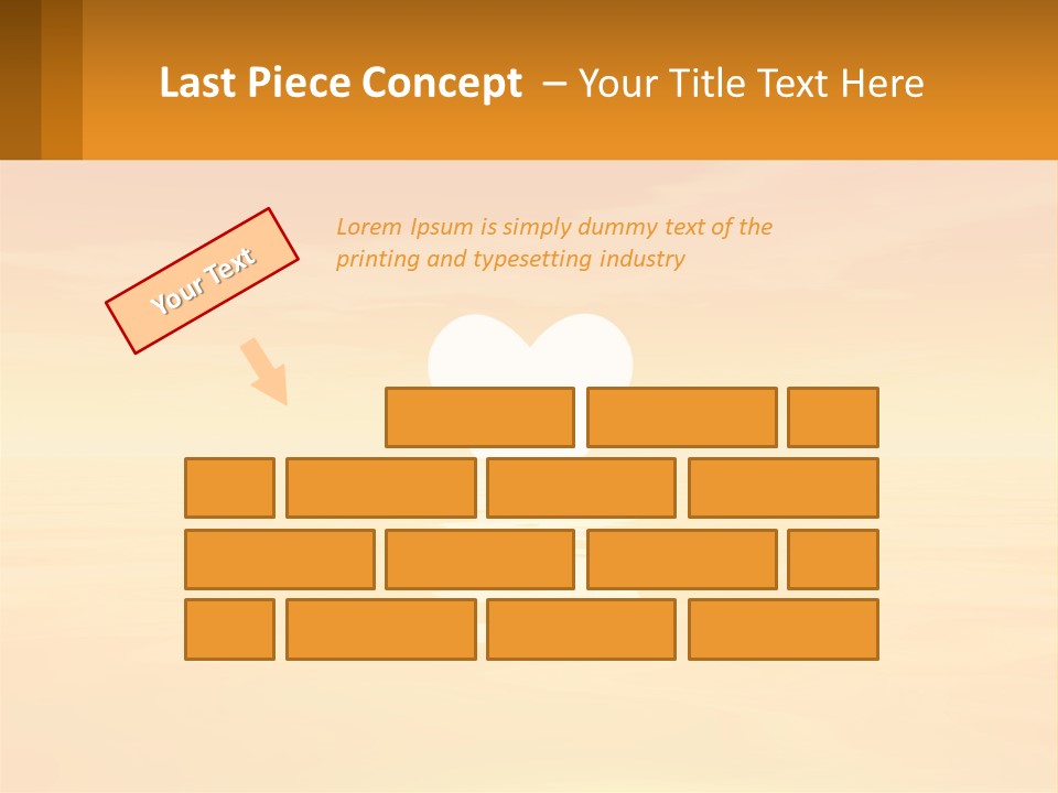 A Powerpoint Presentation With A Heart In The Water PowerPoint Template