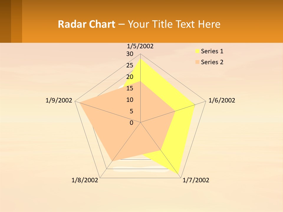 A Powerpoint Presentation With A Heart In The Water PowerPoint Template