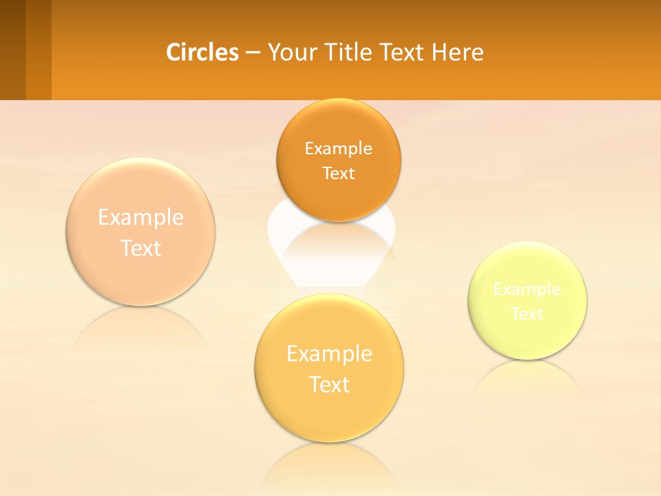 A Powerpoint Presentation With A Heart In The Water PowerPoint Template